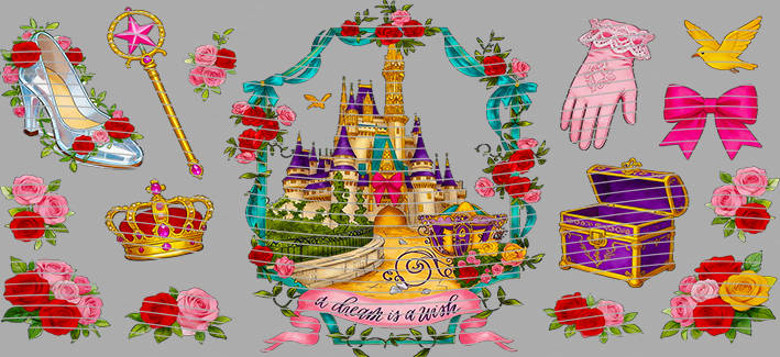 16oz Disney style-D-3414
